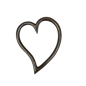 Rustic Metal Trivet Heart Decor Gifts - Designer Kitchenware